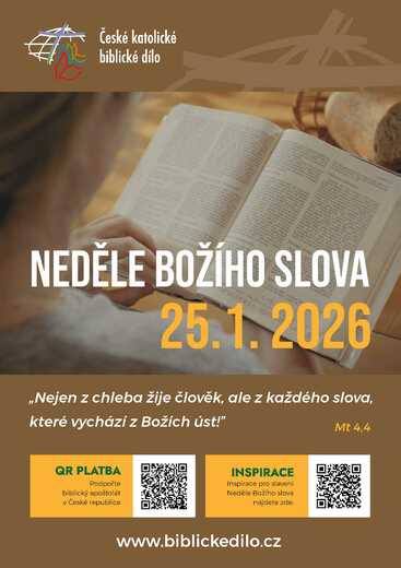 25. leden 2026 - Neděle Božího slova